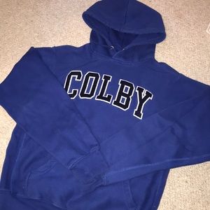 Colby College sweatshirt
